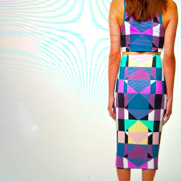 Mara Hoffman Body con diamond midi cutout dress - Picture 5 of 5